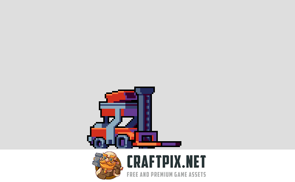 Industrial Zone Boss Pixel Art Assets