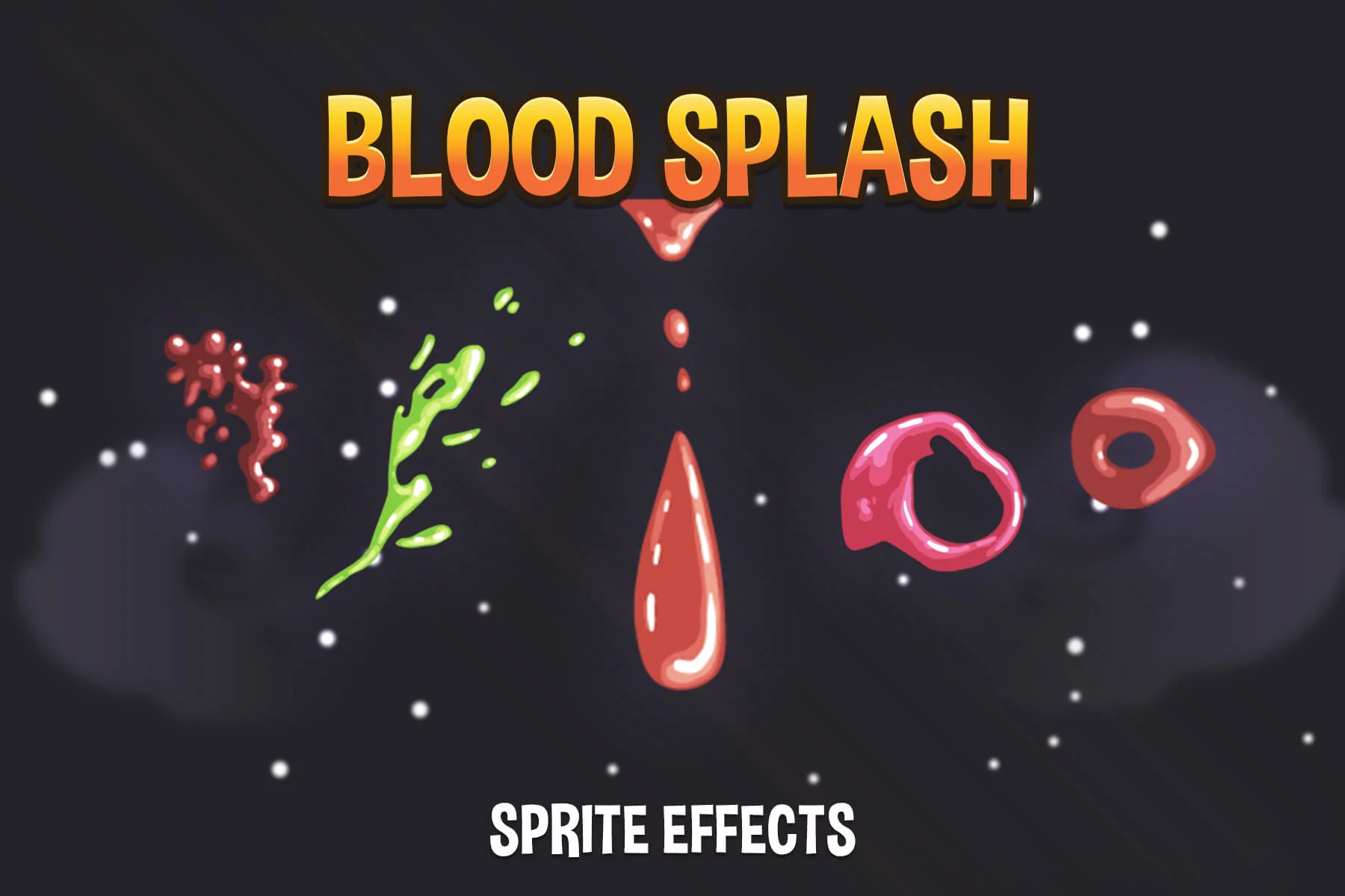 Blood Splash Sprite Effects Asset Pack