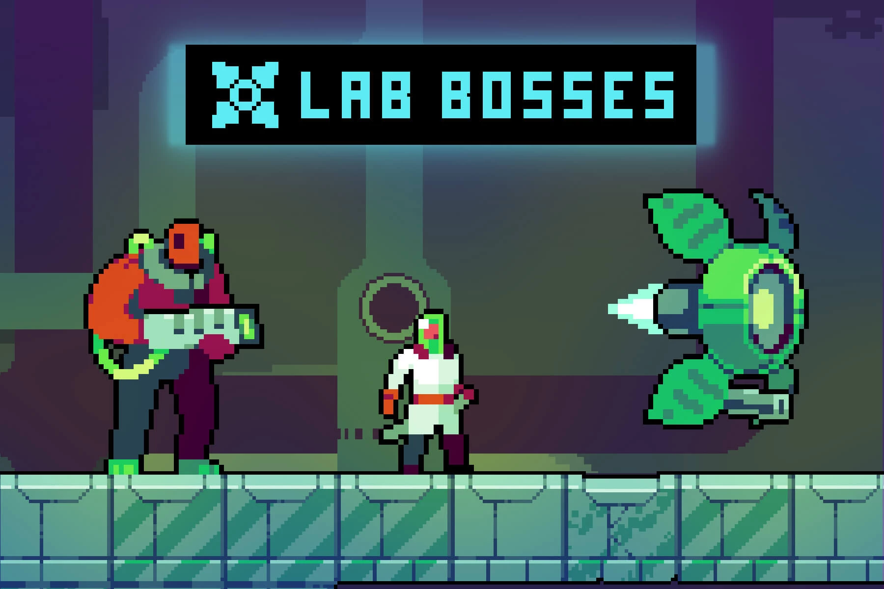 Lab Bosses Pixel Art