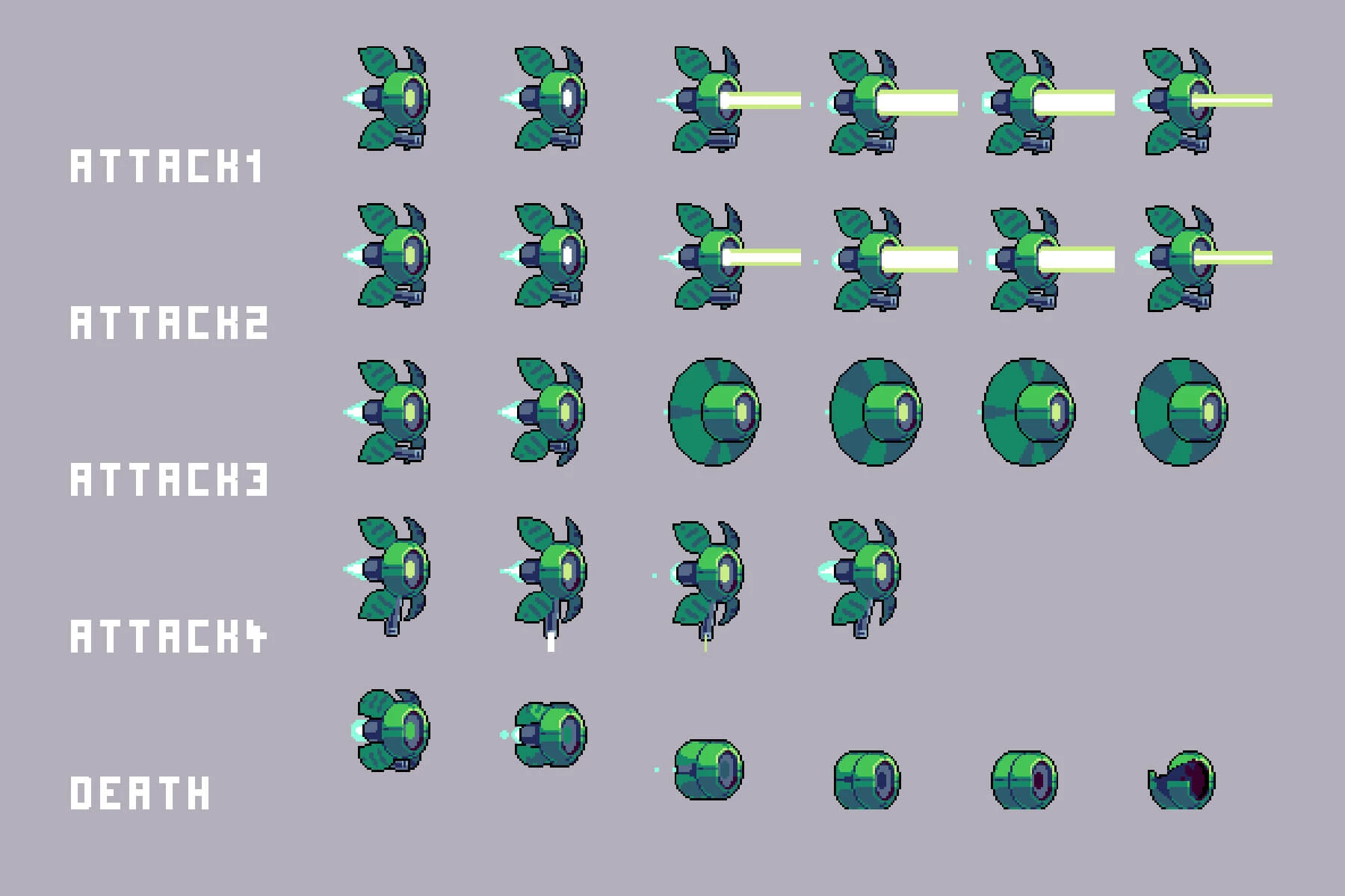 Lab Bosses Pixel Art