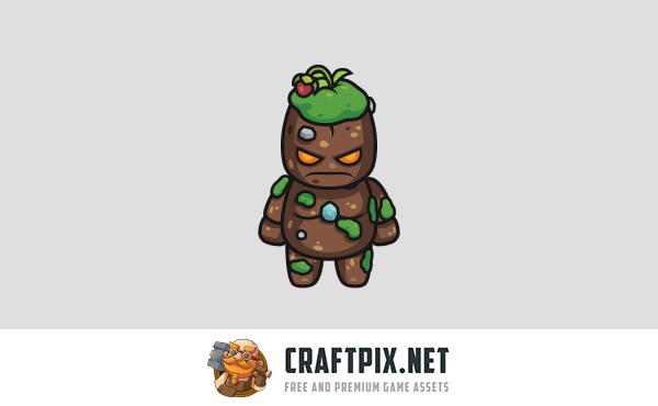 Top-Down Boss Characters Pack 3 Rock, Earth, Ice Monsters