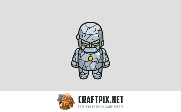Top-Down Boss Characters Pack 3 Rock, Earth, Ice Monsters