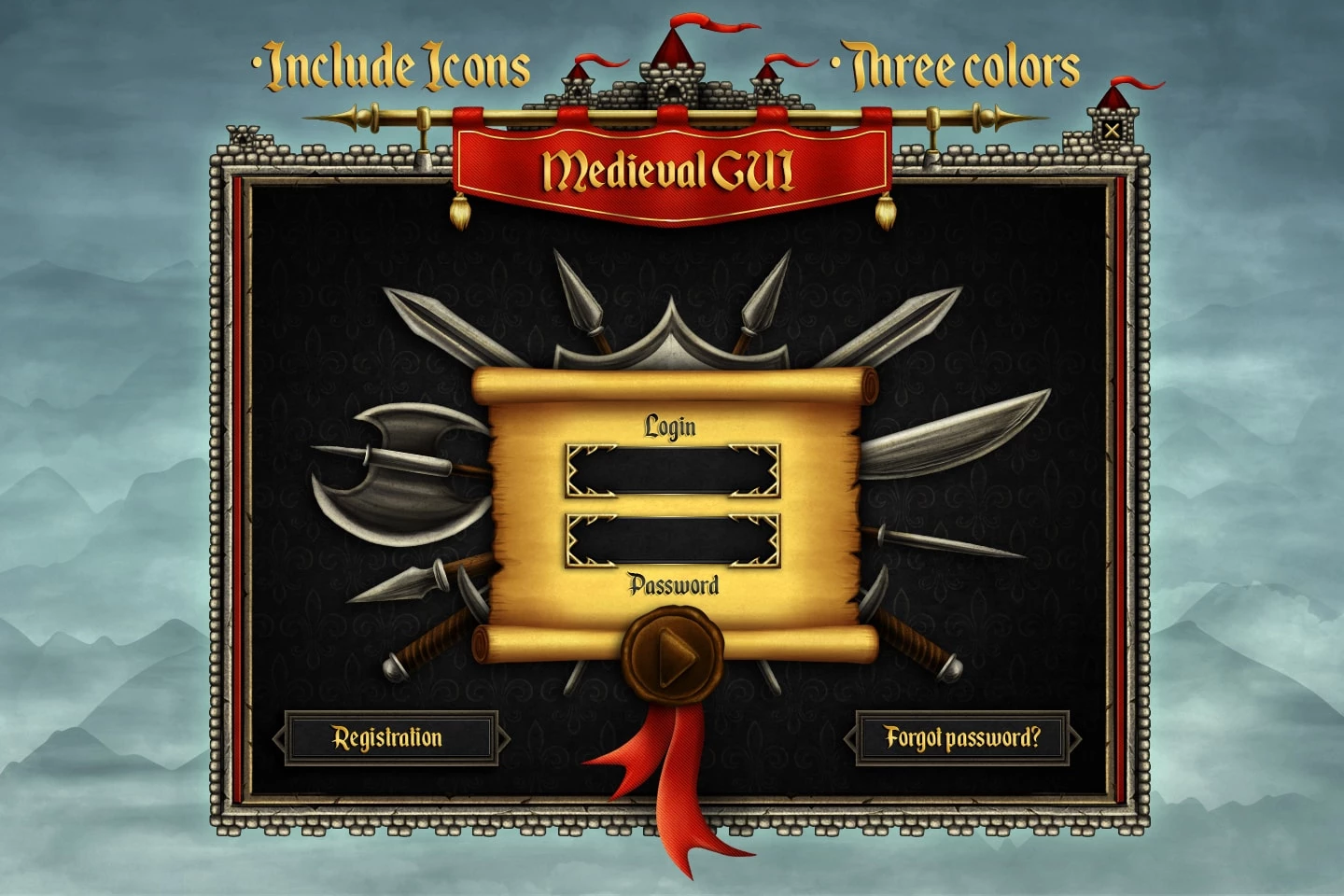 Medieval GUI