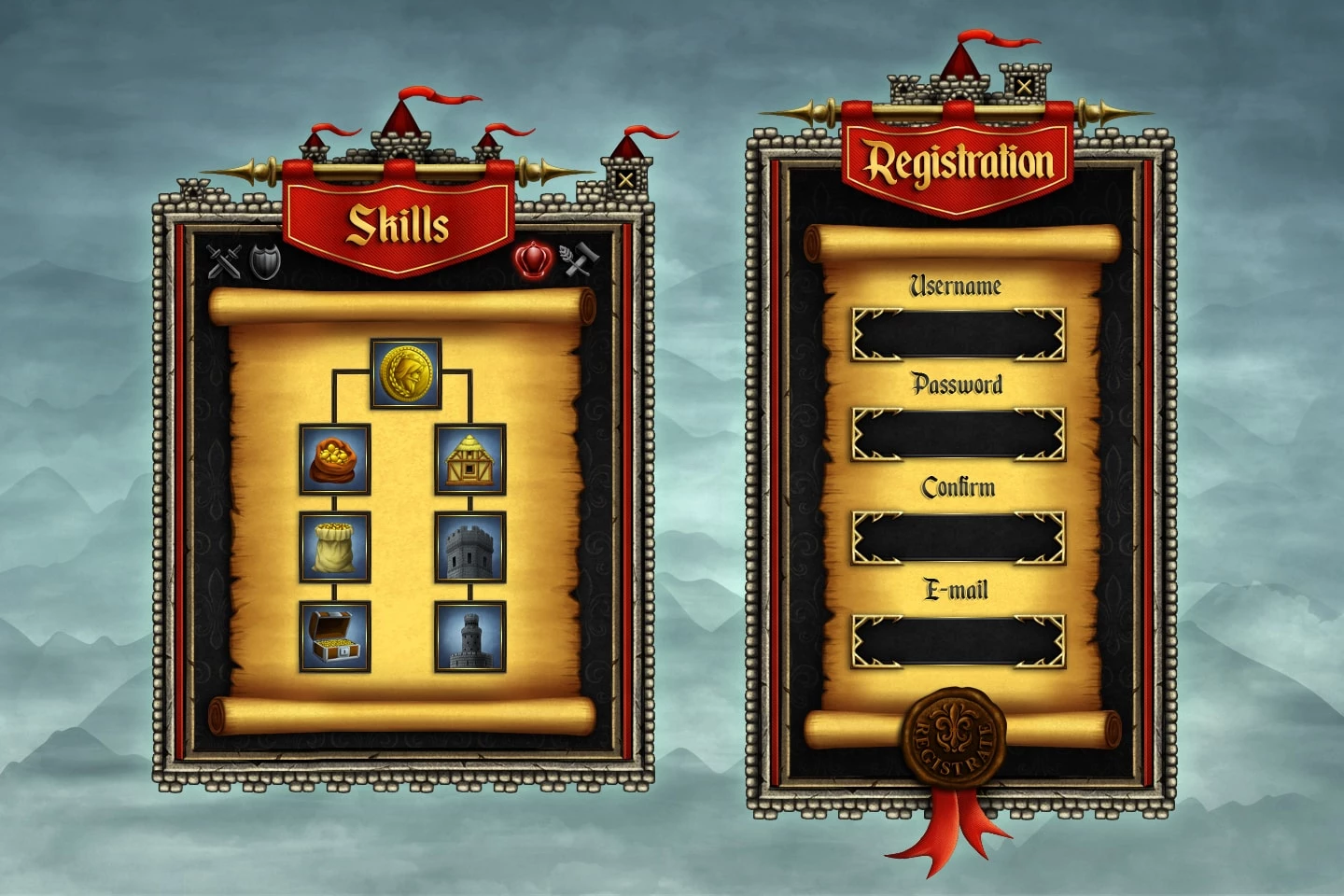 Medieval GUI