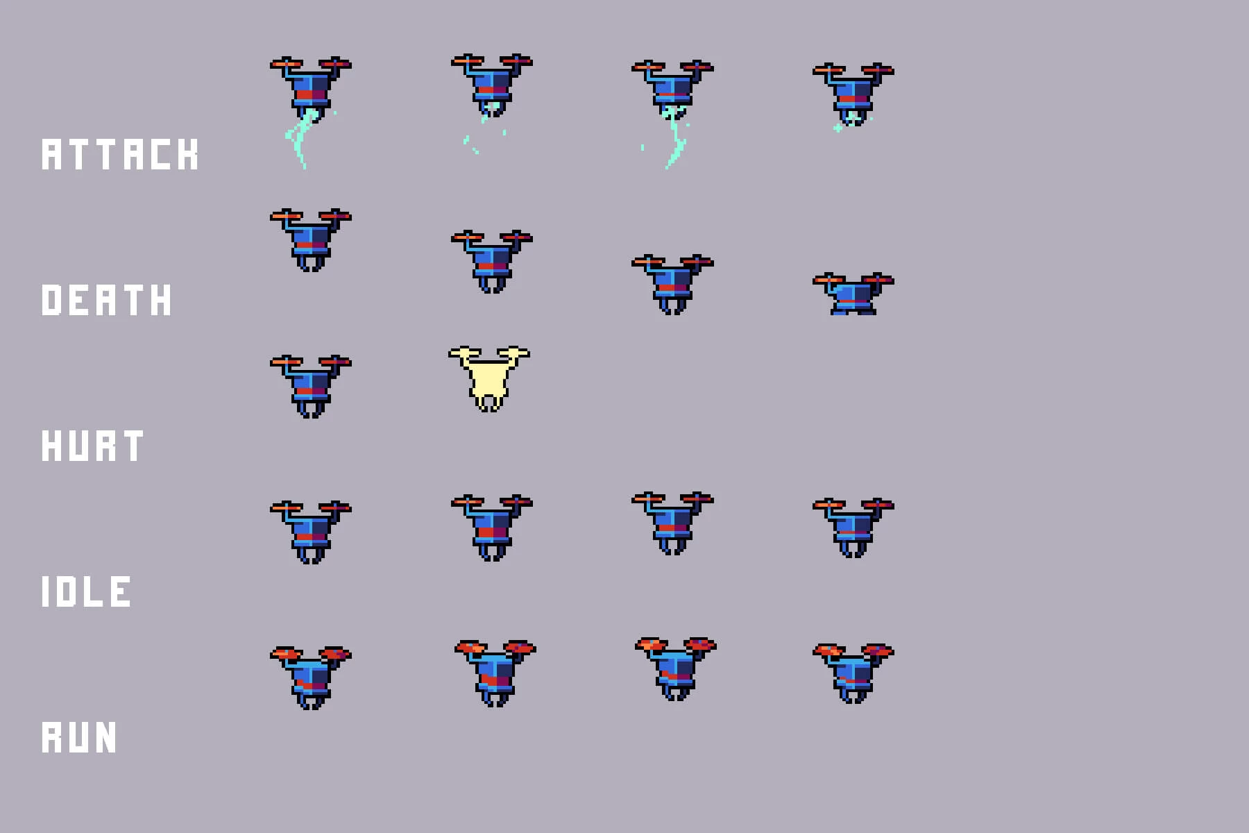 Police Cyberpunk Characters Pixel Art