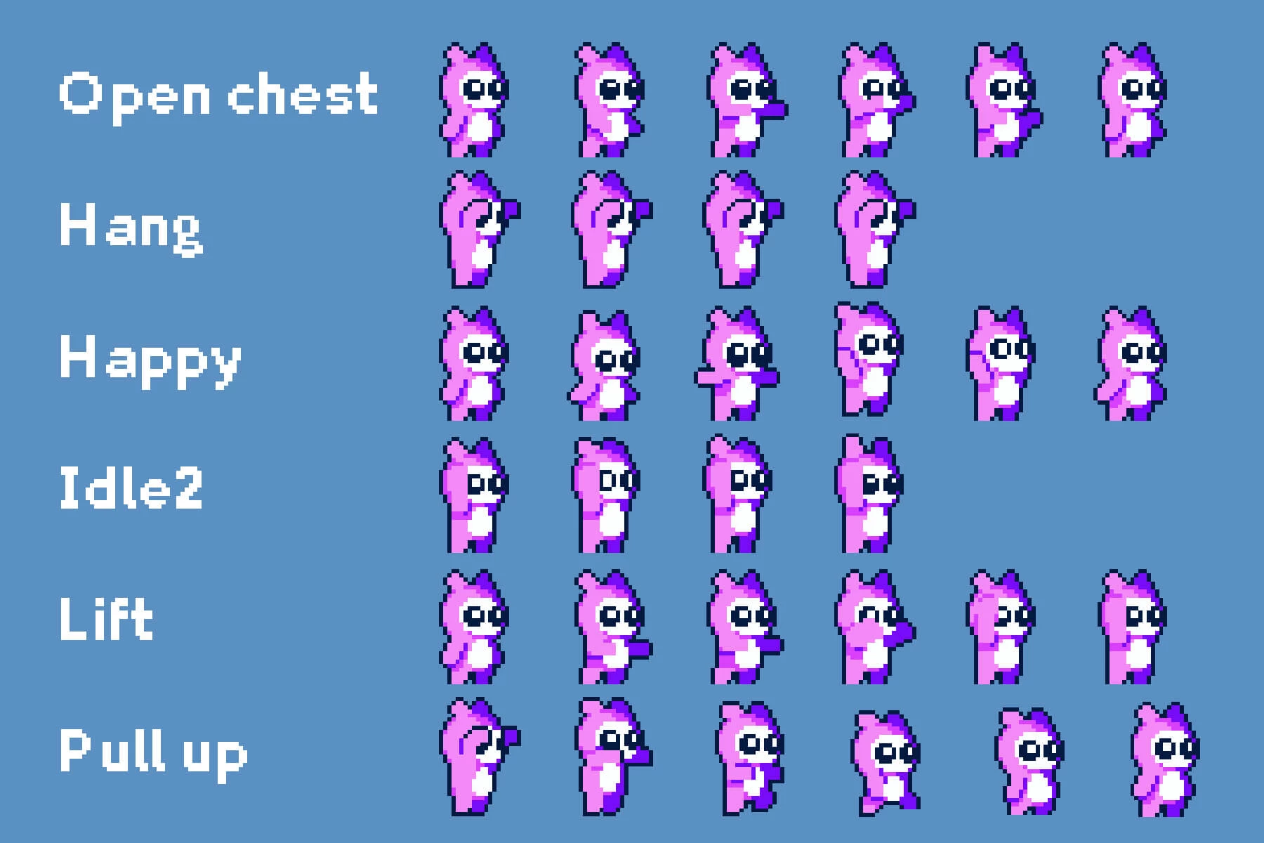 Pixel Art Tiny Hero Sprite Sheets Pack 2