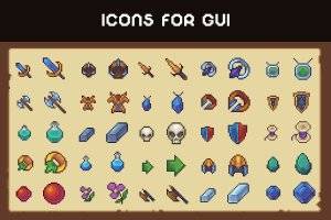 Basic Icons 16×16 GUI像素图标集