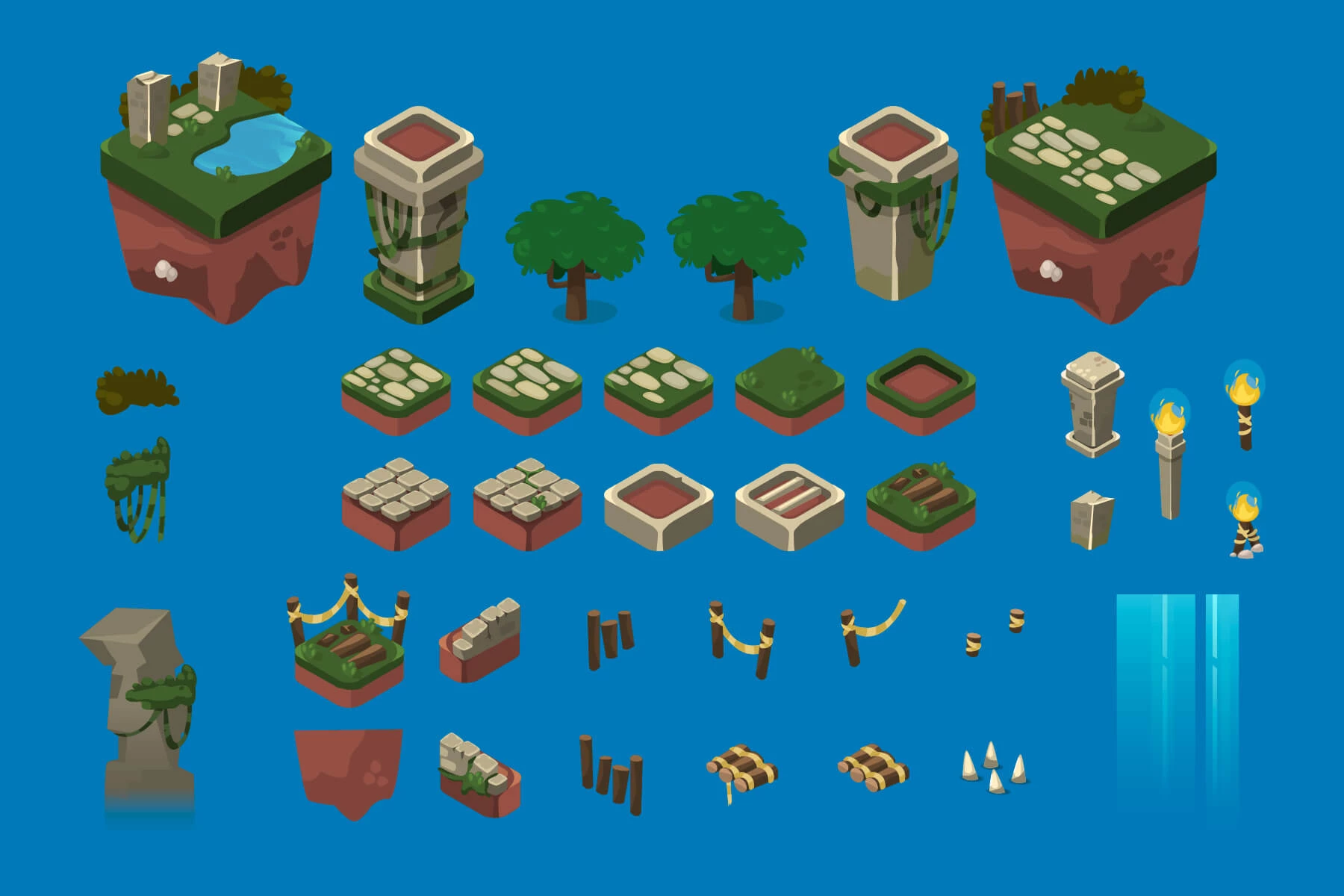 Isometric Ruin Tileset