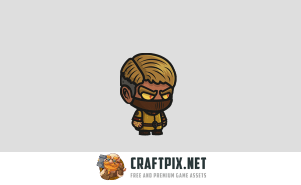 Pyromancer Chibi Character Sprites