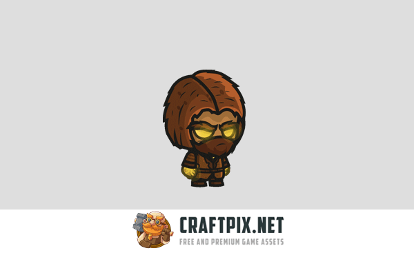 Pyromancer Chibi Character Sprites