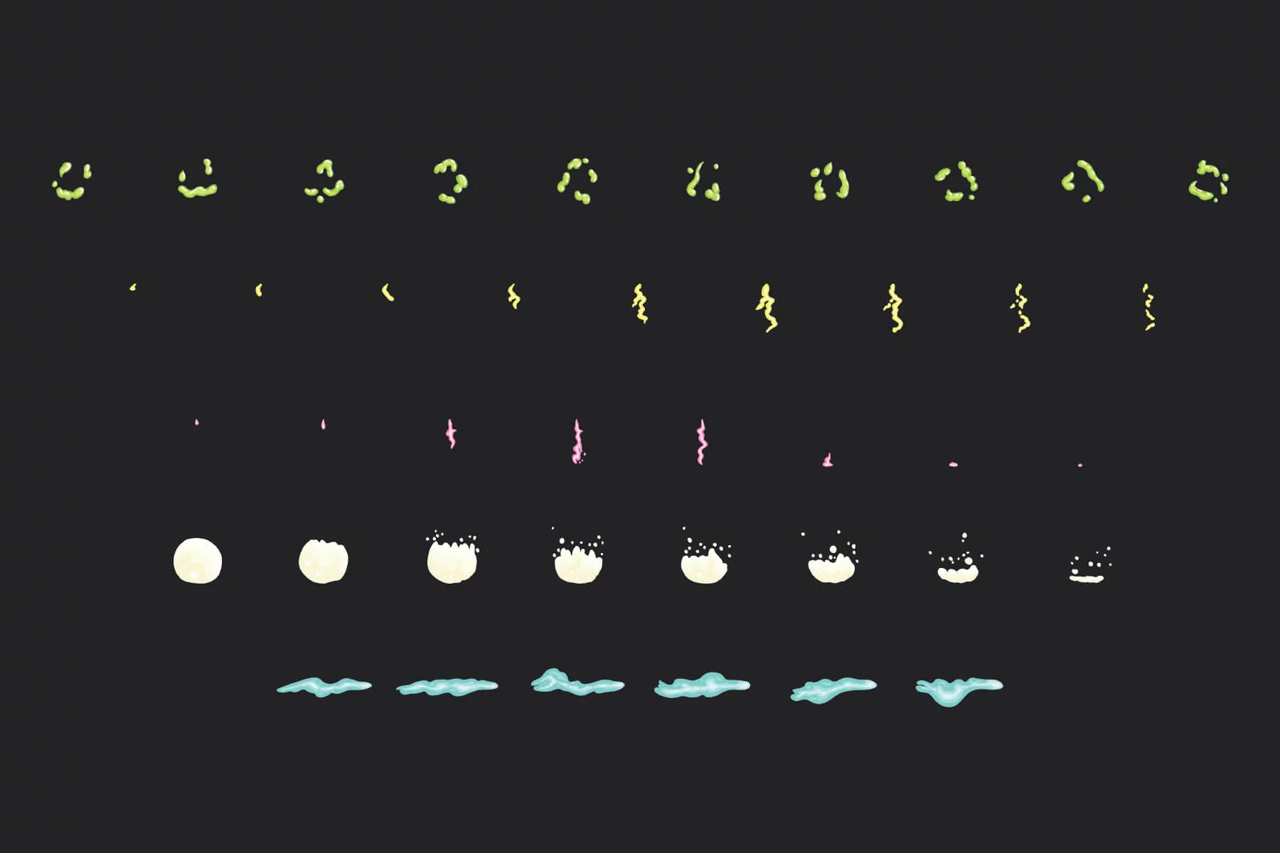 Magic Sprite Effects Vector Pack