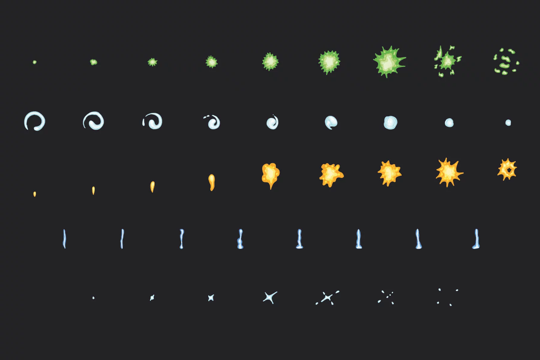 Magic Sprite Effects Vector Pack