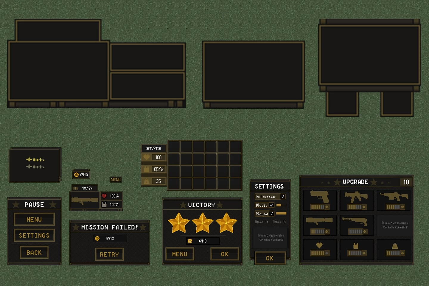 TDS Modern: GUI Pixel Art
