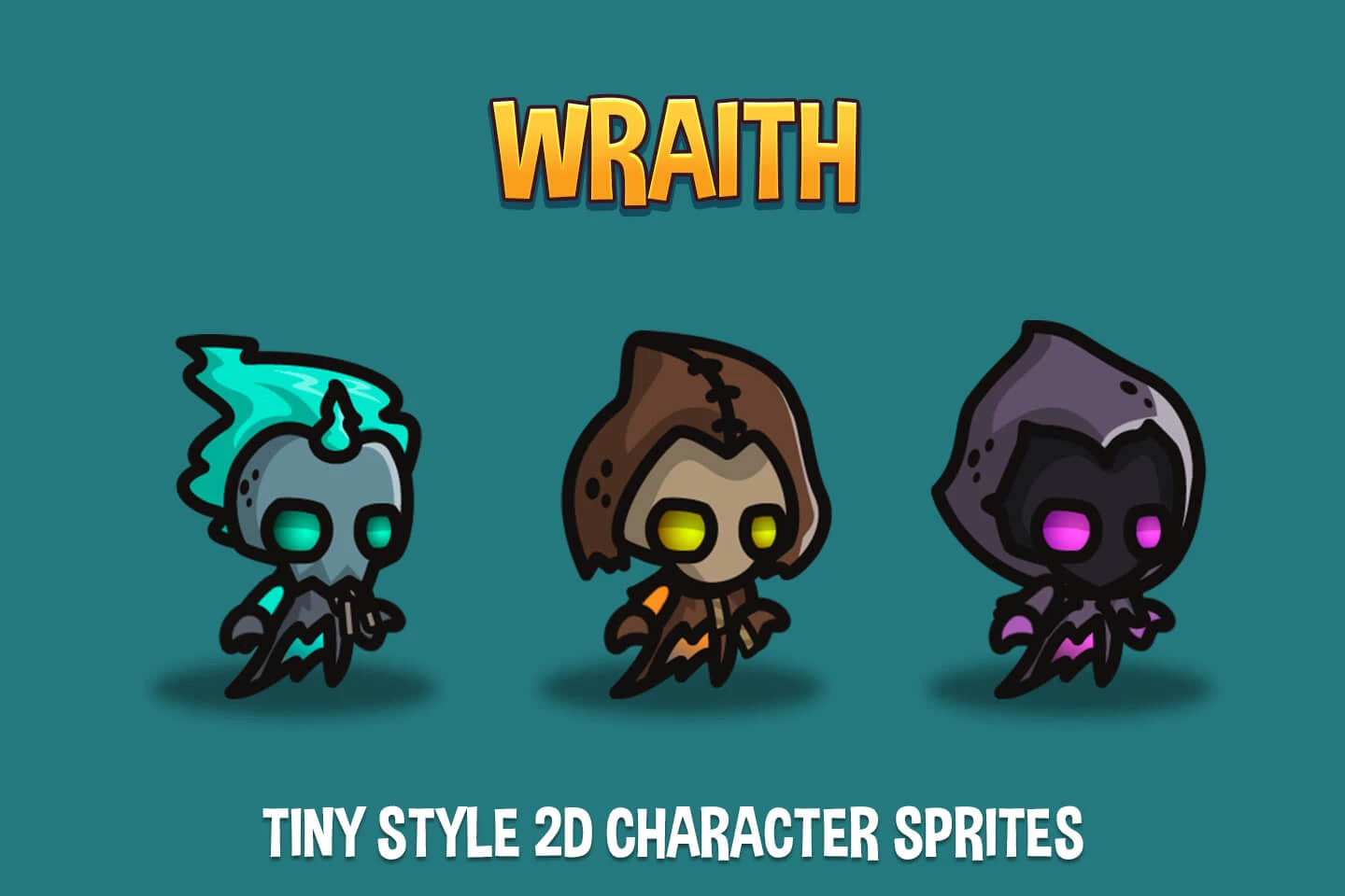 Wraith Tiny Style 2D Sprites