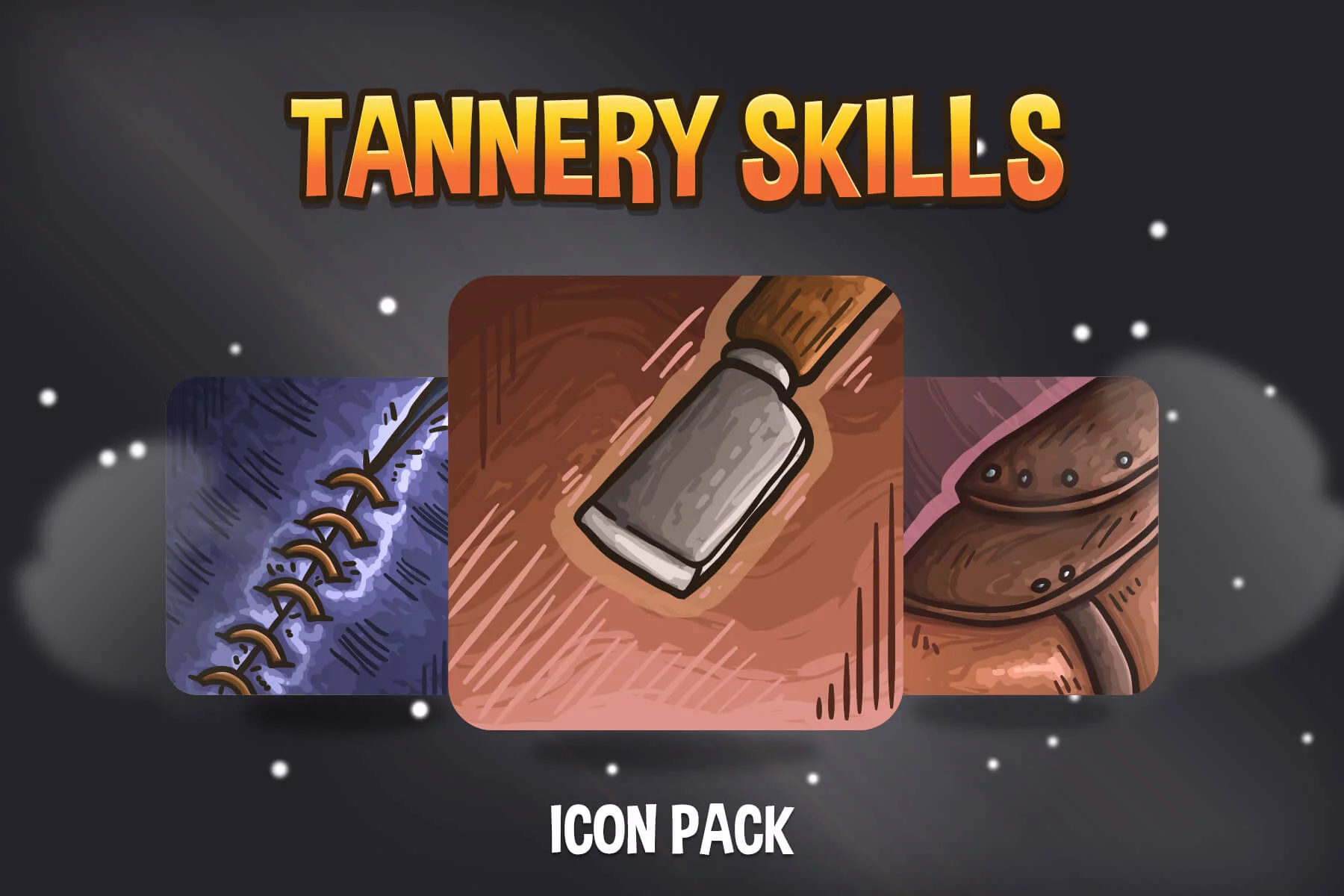 Tannery Skills Icon Pack