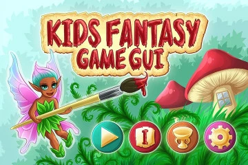 Kids Fantasy Game GUI