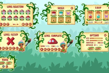 Kids Fantasy Game GUI
