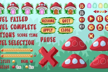 Kids Fantasy Game GUI