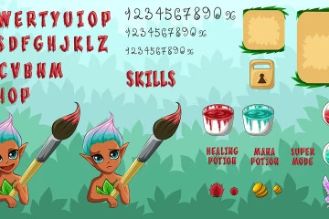 Kids Fantasy Game GUI