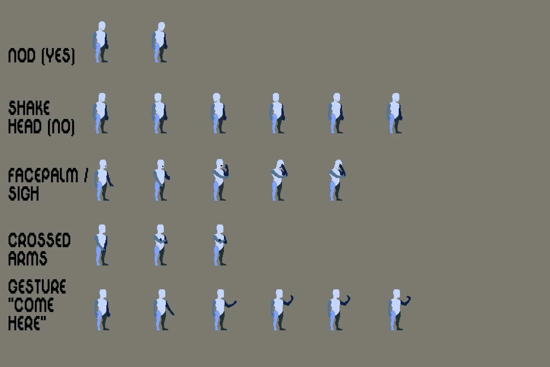 Prototype Hero Sprite Sheet Pixel Art Pack 9