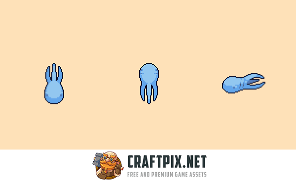 Top-Down River Bosses Tower Defense Pixel Art