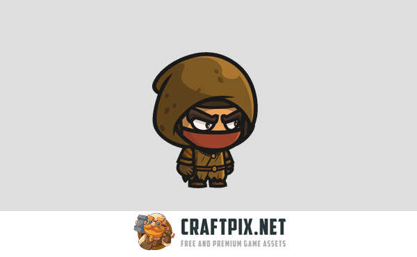Desert Nomad Chibi Character Sprites