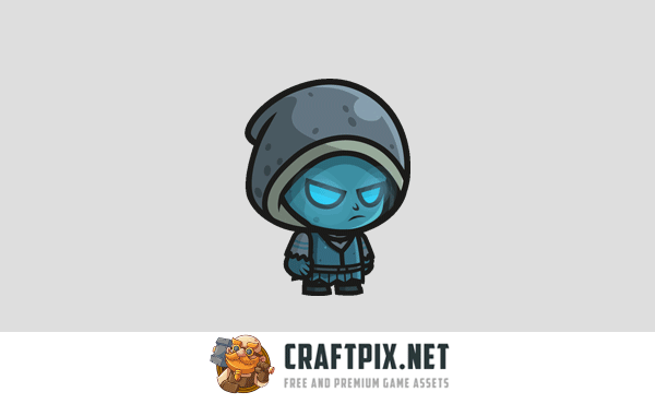Frost Knight Chibi Character Sprites