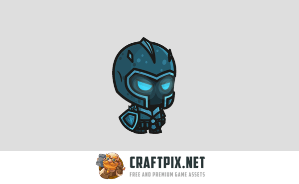 Frost Knight Chibi Character Sprites