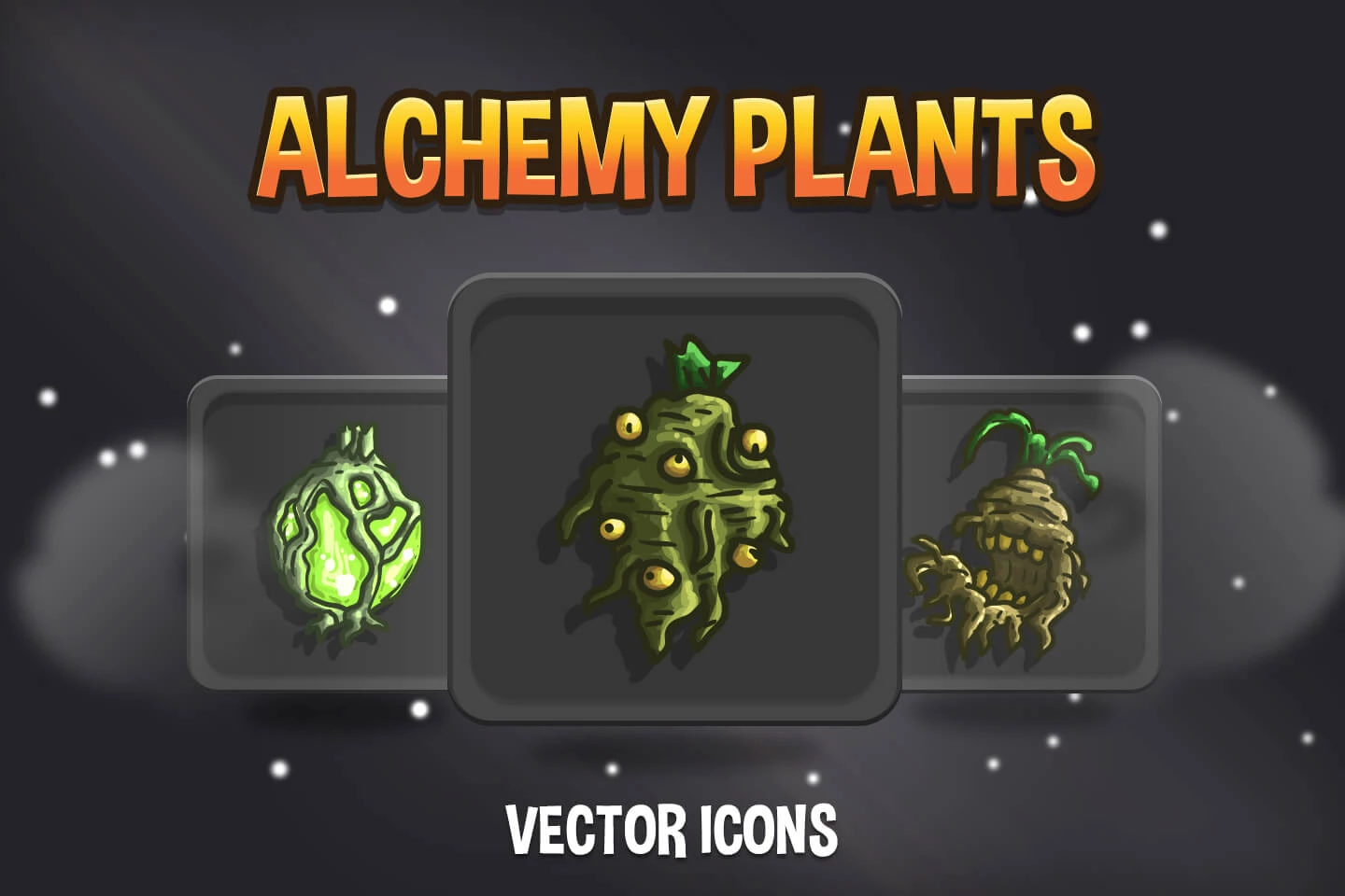 Alchemy Plants Game Icons