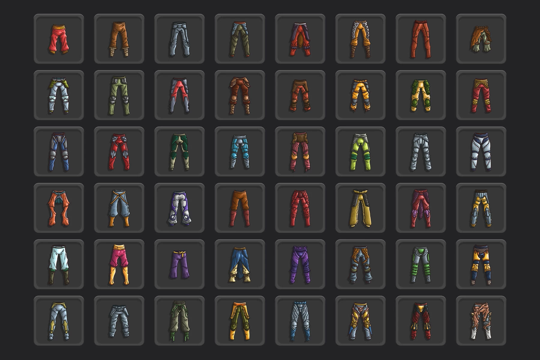 Trousers RPG Icon Pack