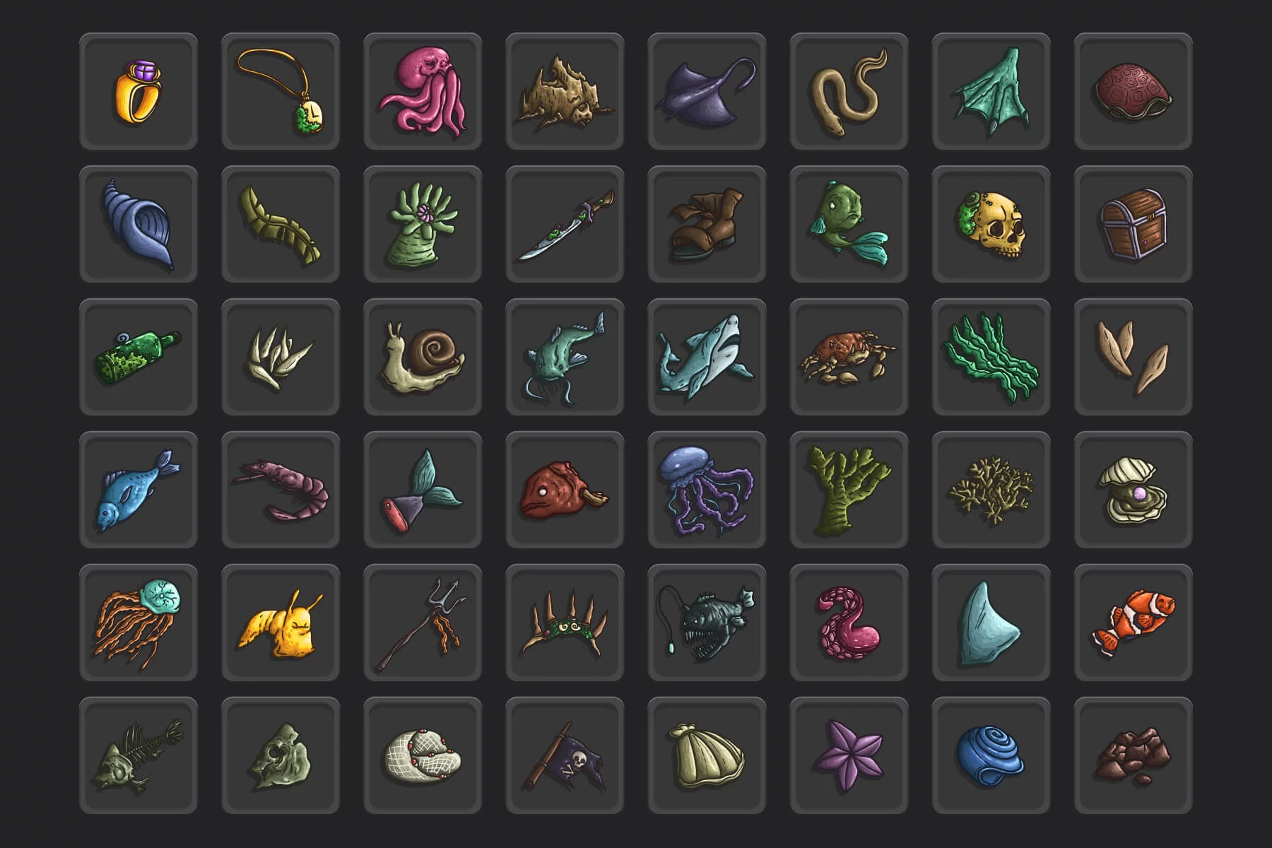 Sea Loot RPG Icons