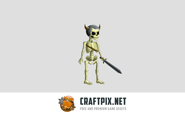 2D Game Skeleton Character Sprites