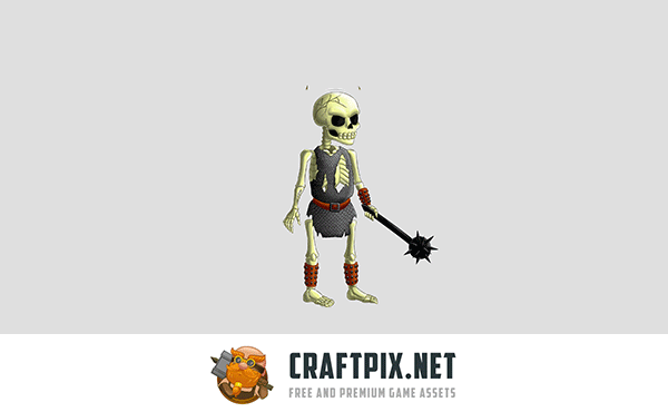 2D Game Skeleton Character Sprites