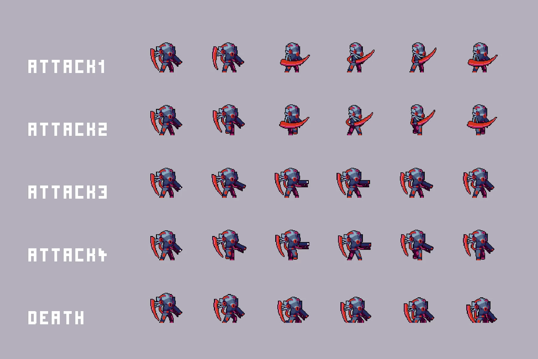 Basement Bosses Pixel Art Sprite Pack