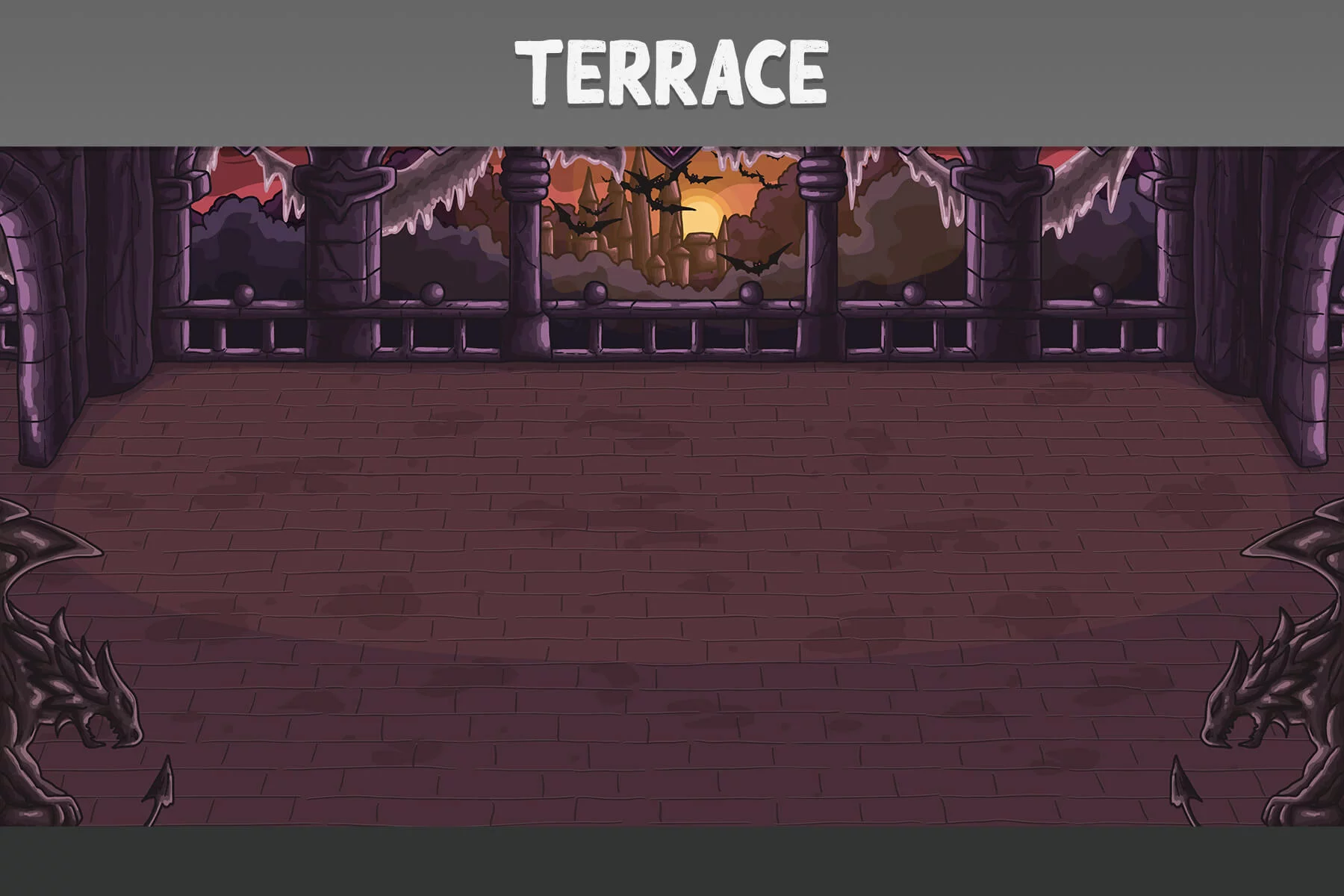 Vampire Horizontal Battle Backgrounds