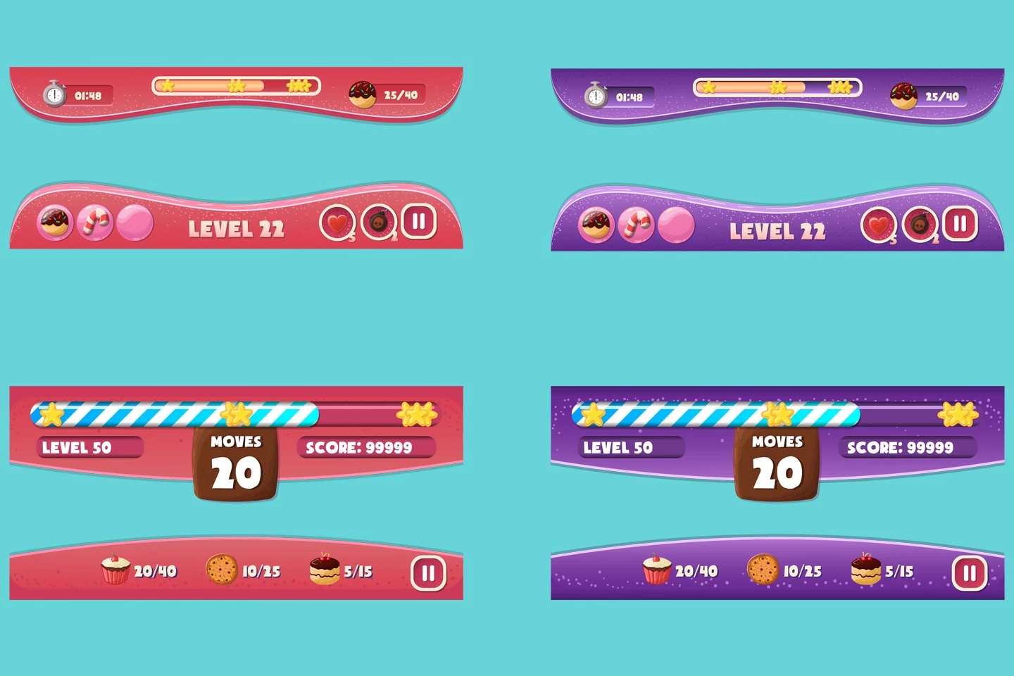Candy Game UI