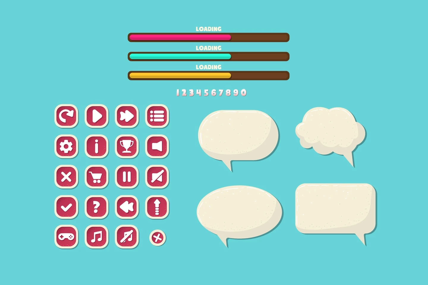 Candy Game UI