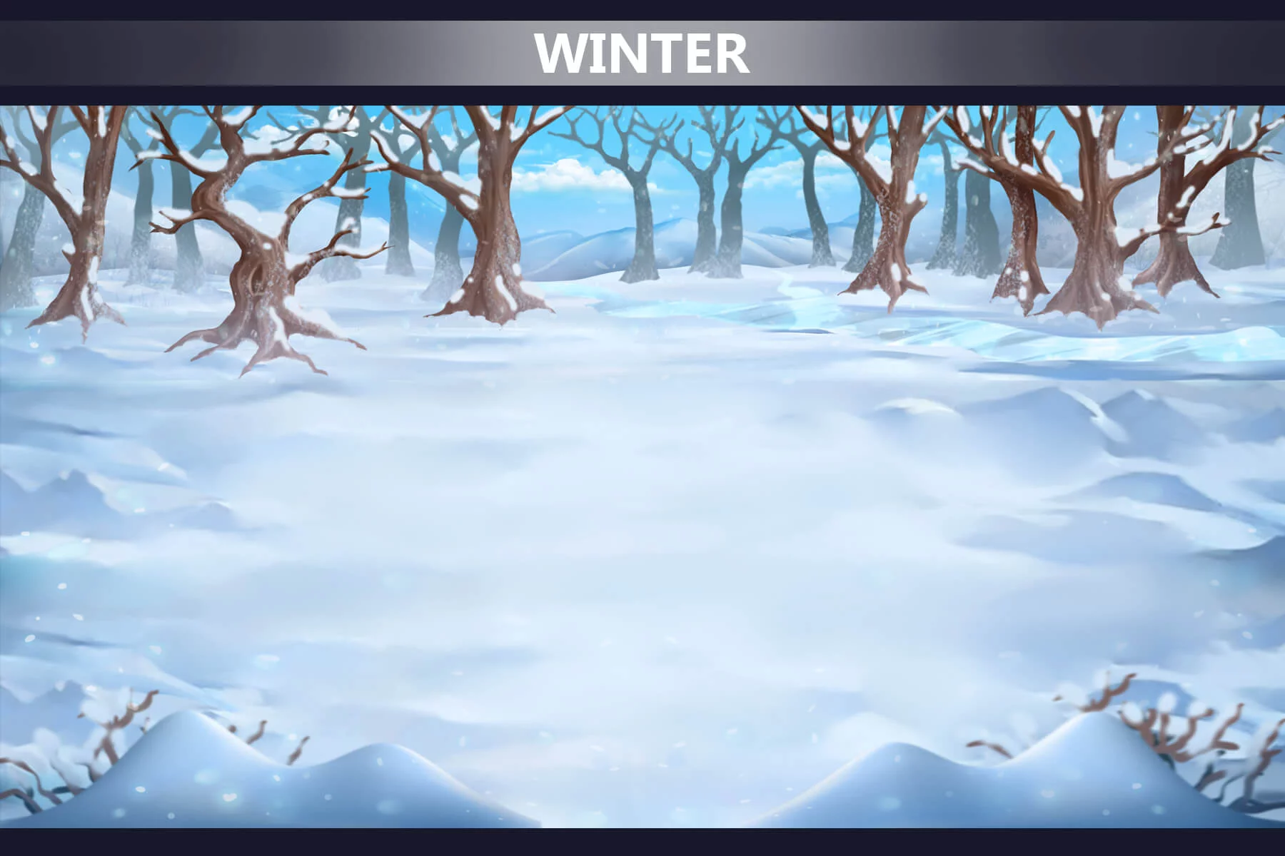 4 Nature Backgrounds for RPG Battle