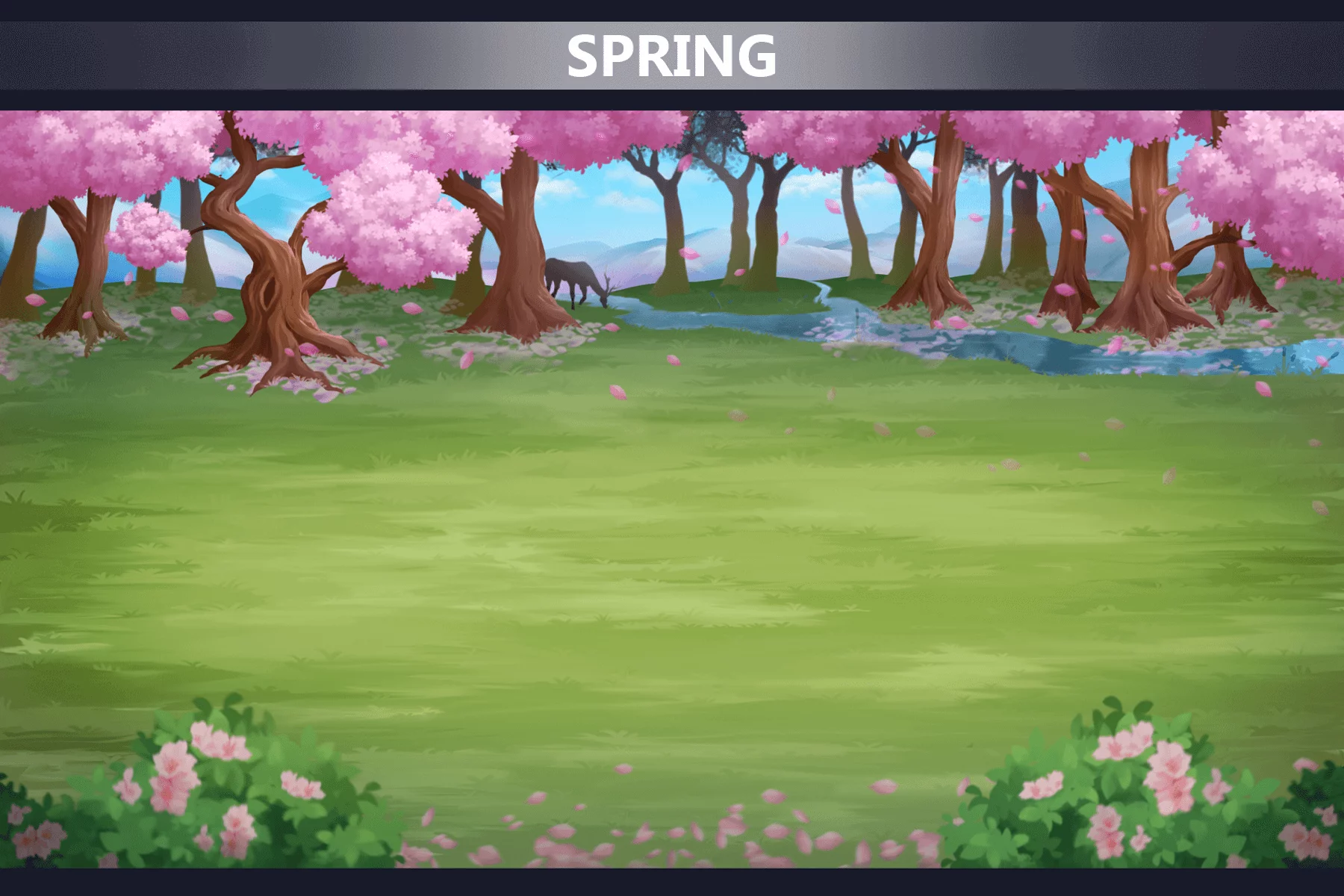 4 Nature Backgrounds for RPG Battle