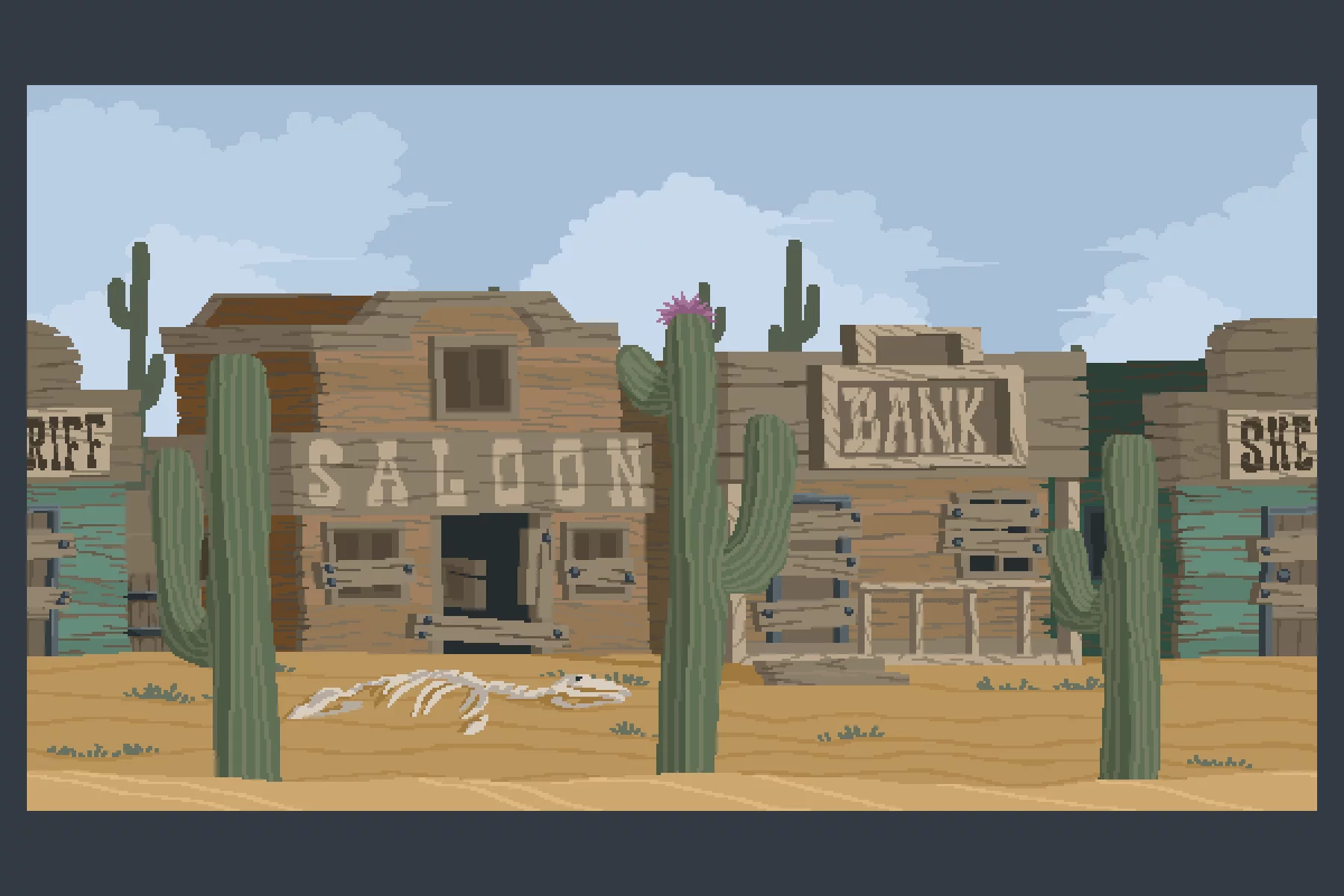 Pixel Art Abandoned Places Background Collection