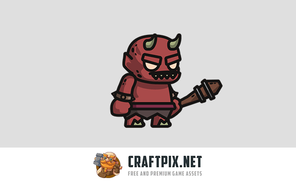 Demon Tiny Style 2D Character Sprites