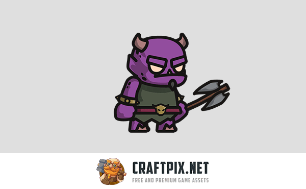 Demon Tiny Style 2D Character Sprites