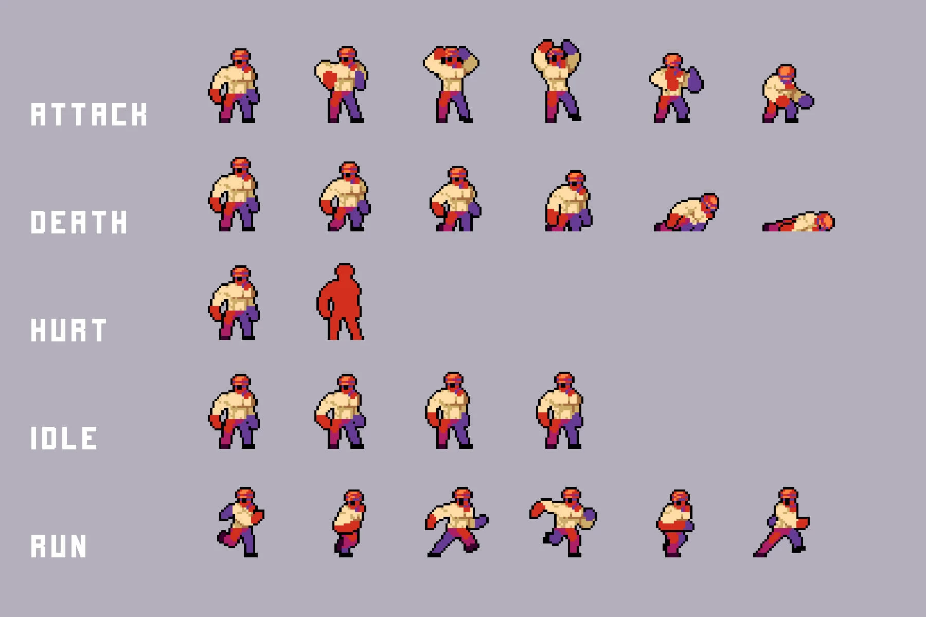 Industrial Zone Enemies Pixel Art