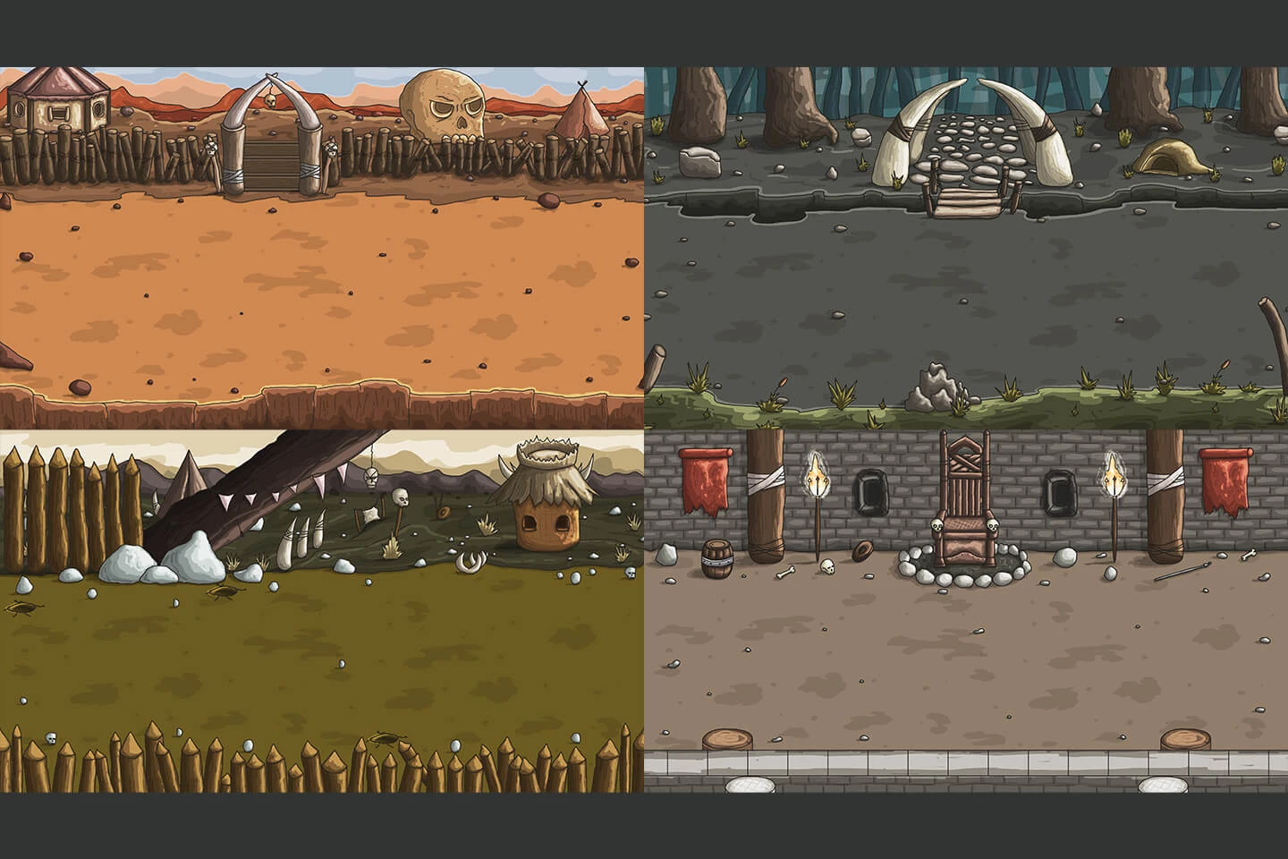 Orc Land Game Battle Backgrounds