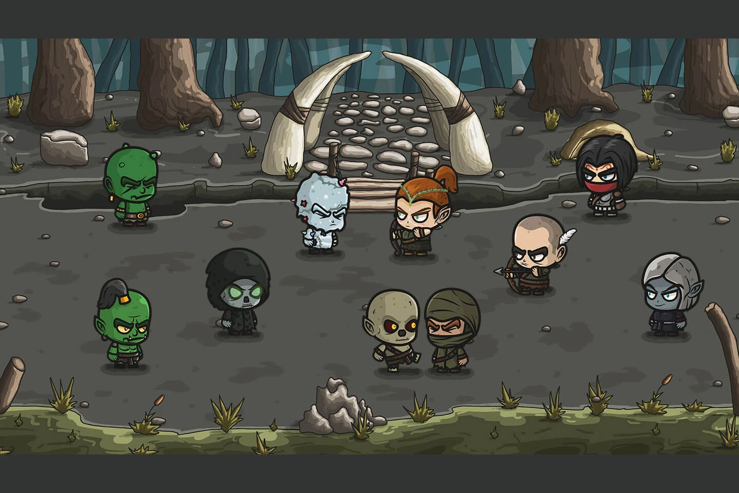 Orc Land Game Battle Backgrounds