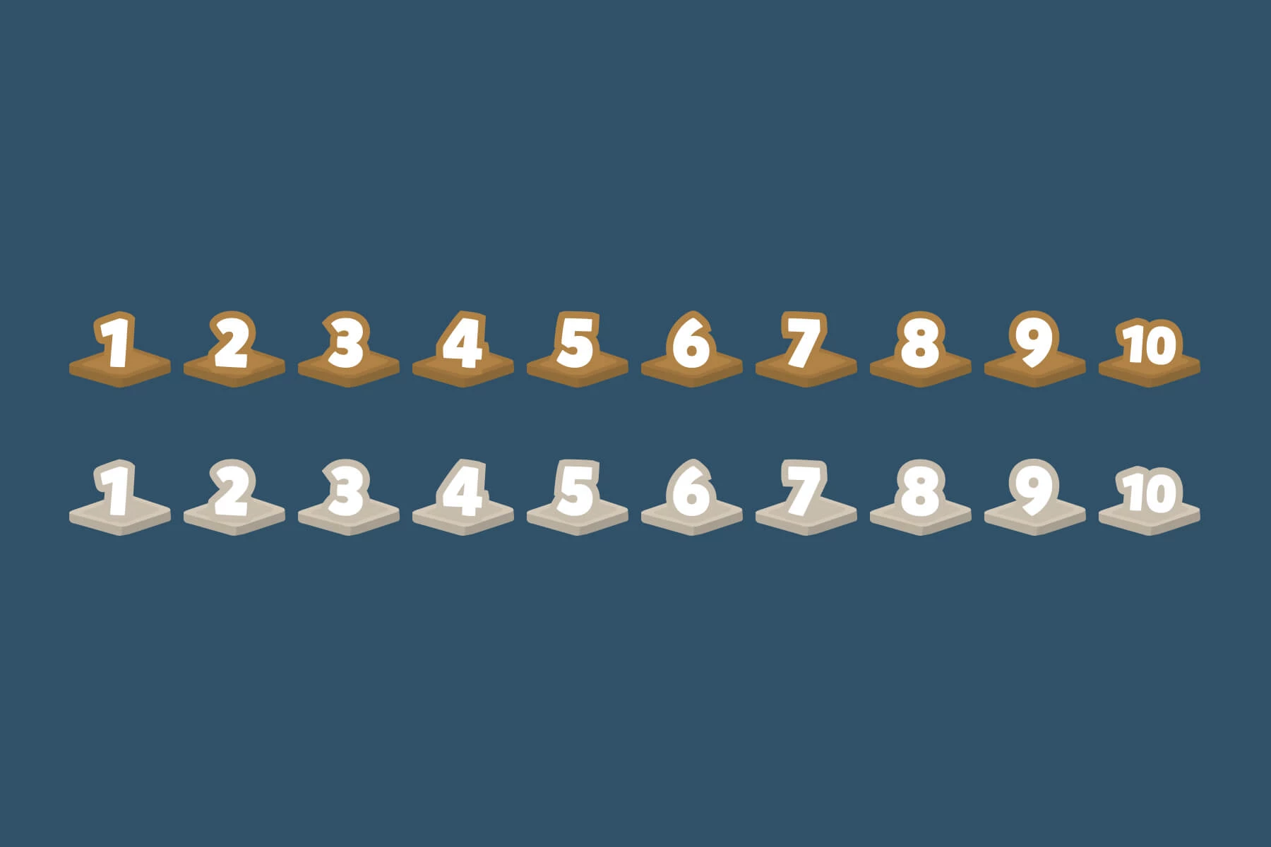 Winter Isometric 2D Tileset