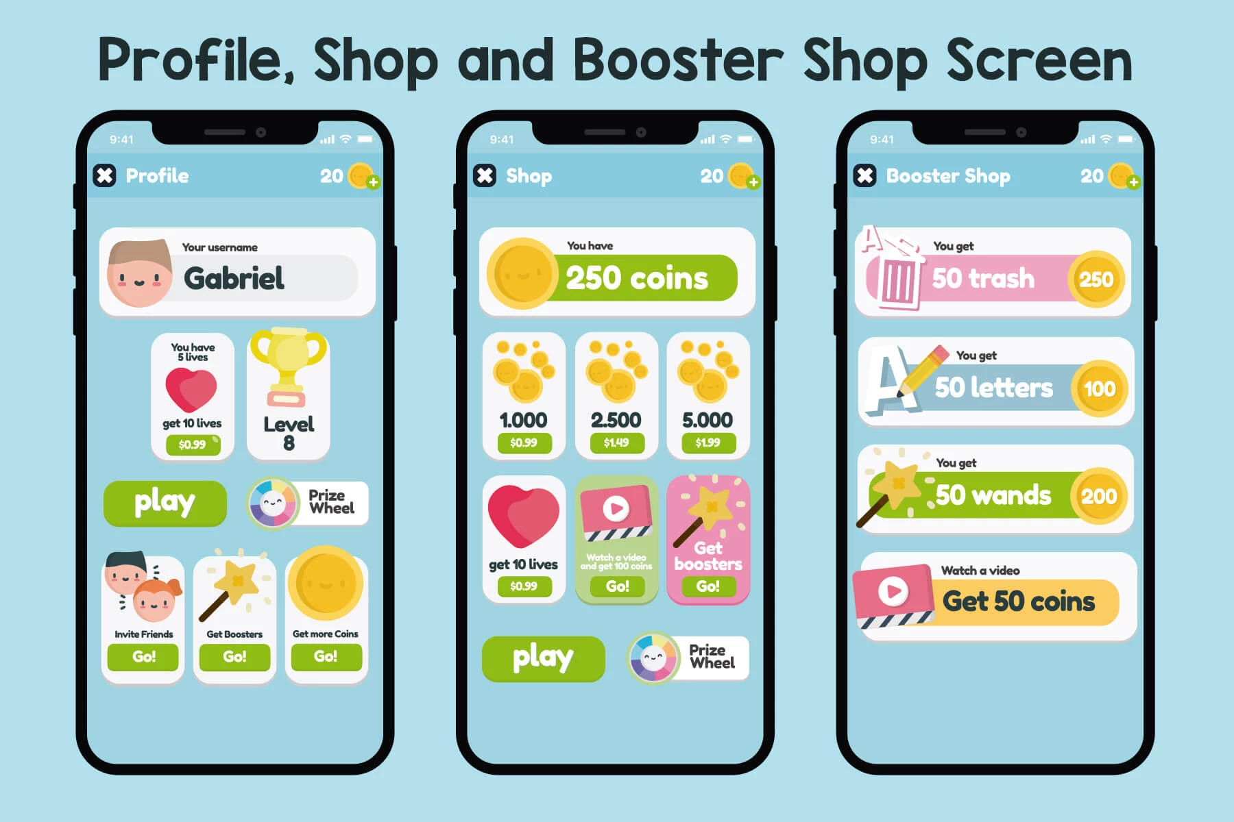 4 Pics 1 Word Game Asset Pack