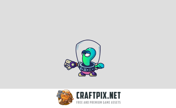 Alien V1 Enemy Sprite Set