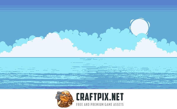 Water Pack Tileset for Platformer Pixel Art