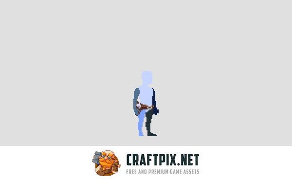 Prototype Gunslinger Sprite Sheet Pixel Art Pack